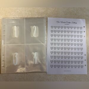 A5 100 envelope challenge sleeve inserts.